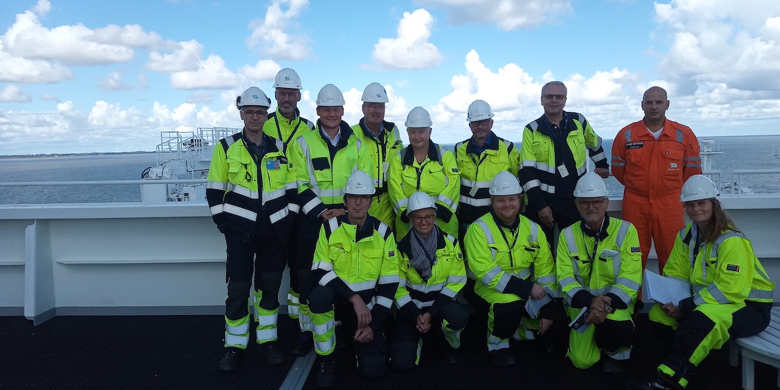 Besch auf LNG-Terminal