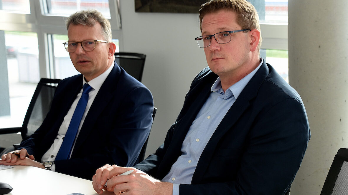 Holger Banik und Mathias Lüdicke von NPorts