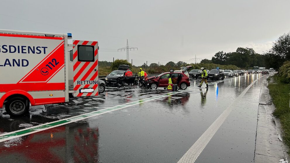 Unfall auf B 210