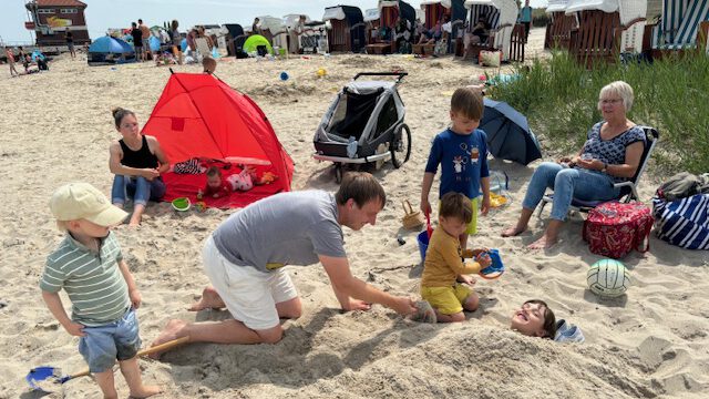 Urlaub am Strand von Hooksiel