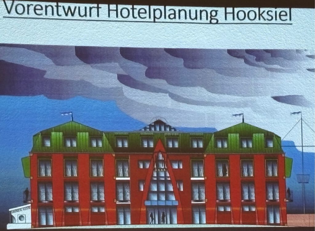 Entwurf eines Hotels für Hooksiel